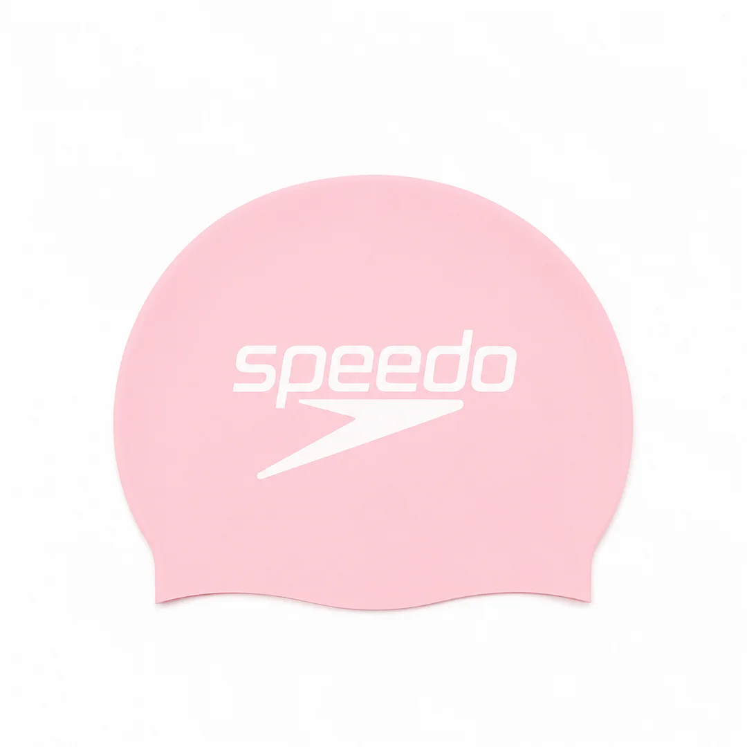 کلاه اسپید. صورتی کلاه شنا مدل ساده طرح اسپیدو Swim Cap - Image 1