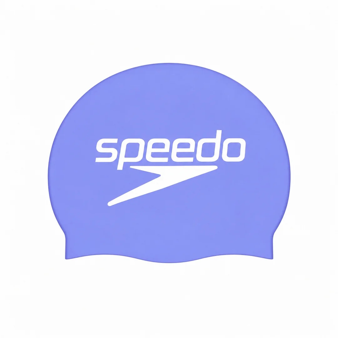 کلاه اسپیدو آبی کلاه شنا مدل ساده طرح اسپیدو Swim Cap - Image 1
