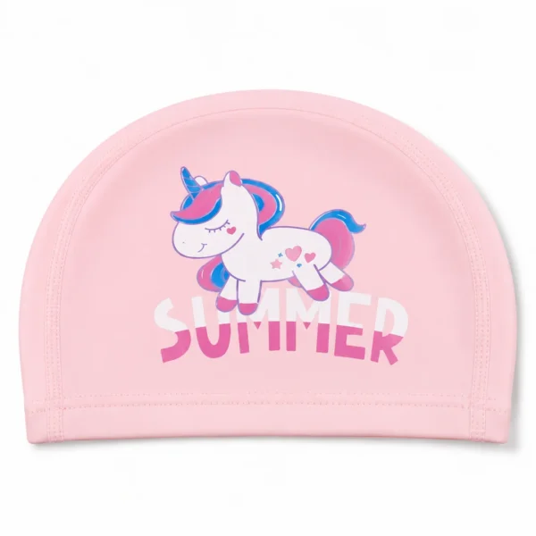 کلاه شنا بچگانه پارچه ای مدل عروسکی Swim Cap