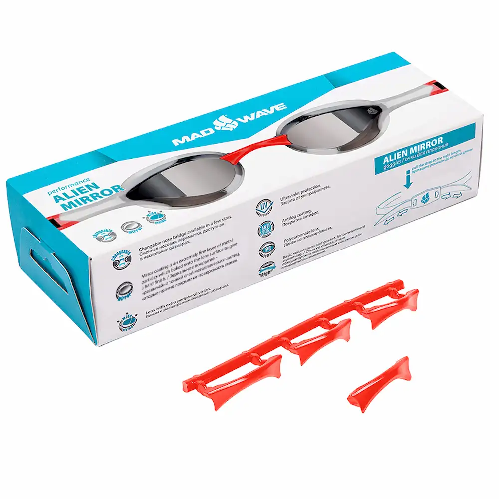 عینک شنا مدویو مدل Alien Mirror - Image 8