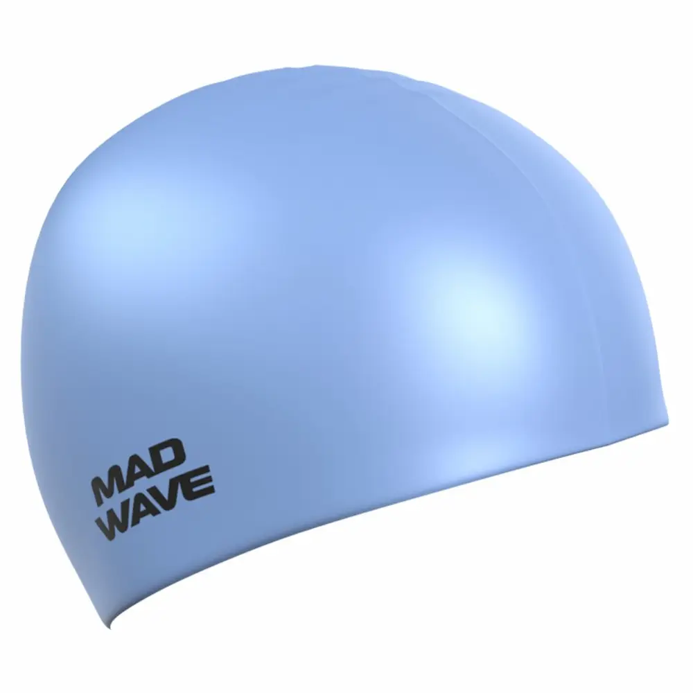 M0535_04_0_08W__Mad_Wave__Pastel_silicone_solid__Azure__One_size_1 کلاه شنا سیلیکونی مدویو مدل Pastel Silicone Solid - Image 1